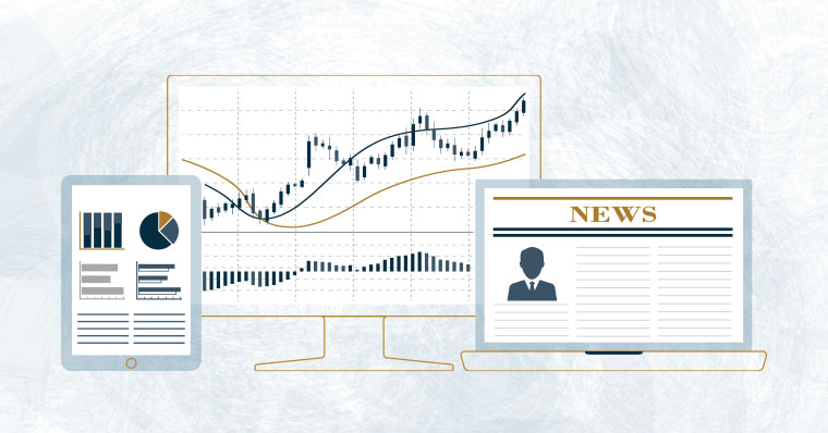 graphs and stock market illustration