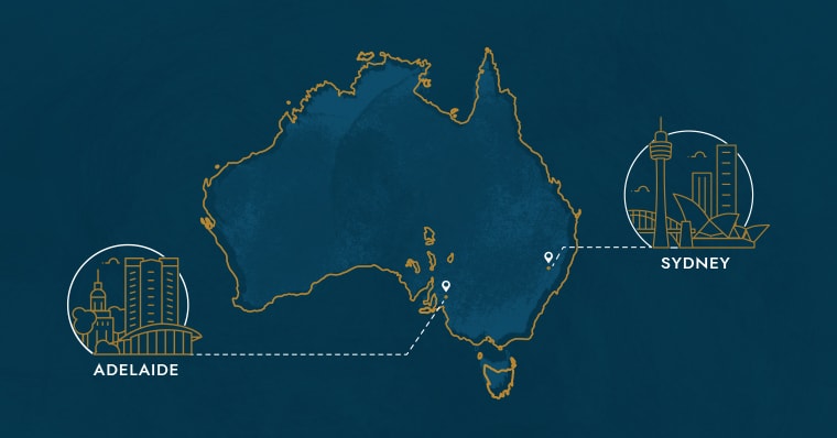 map of australia 