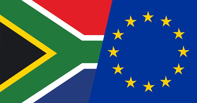 EU and SA flag 