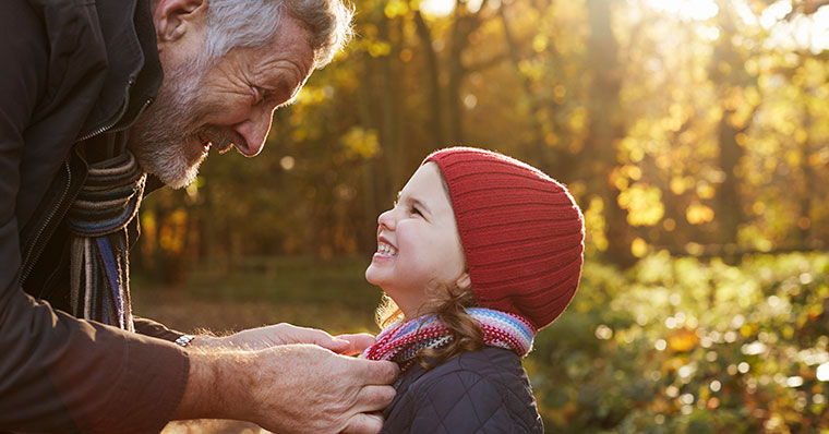 grandfather and grandchild