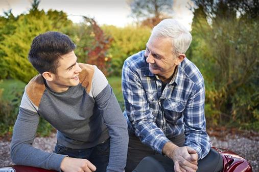 grandfather and grandson