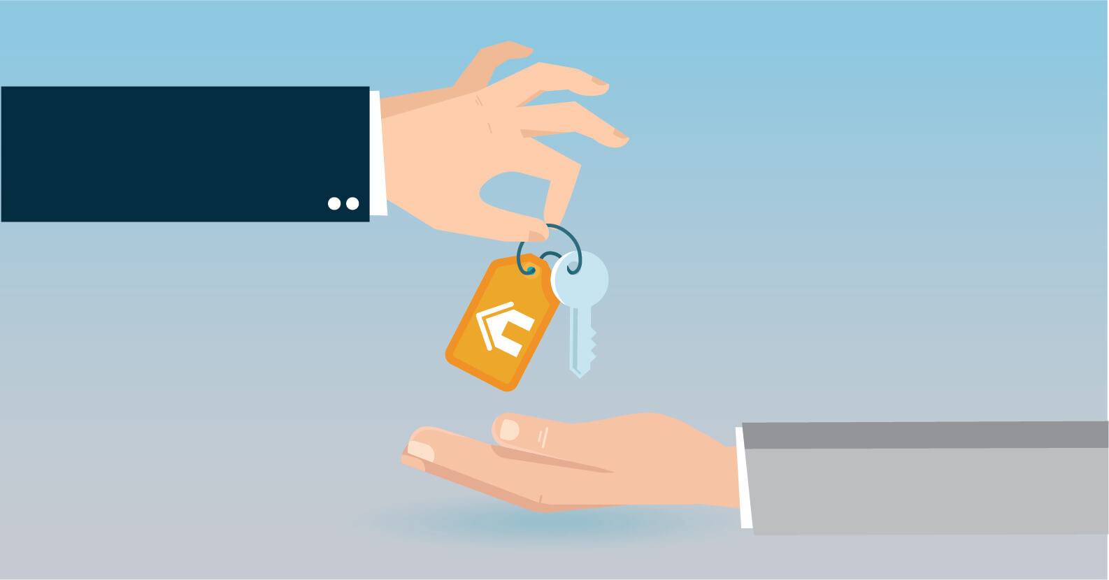 Handing over the keys