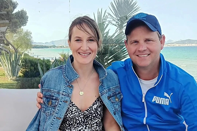 Jessica Baxter and husband