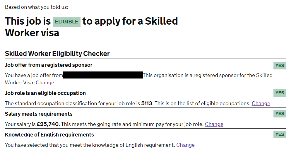 How the UK’s new Skilled Worker visa eligibility calculator works
