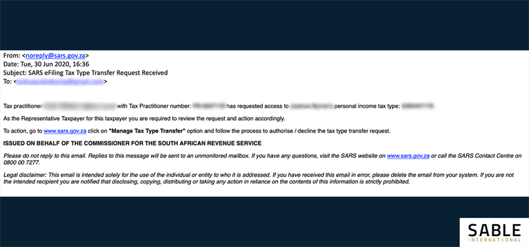 sarsguide7 sars efiling registration authorisation of tax practitioner