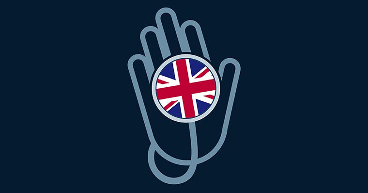 Stethoscope with union jack 