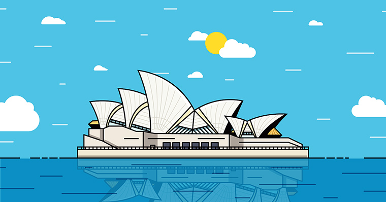 View of the Sydney Opera House