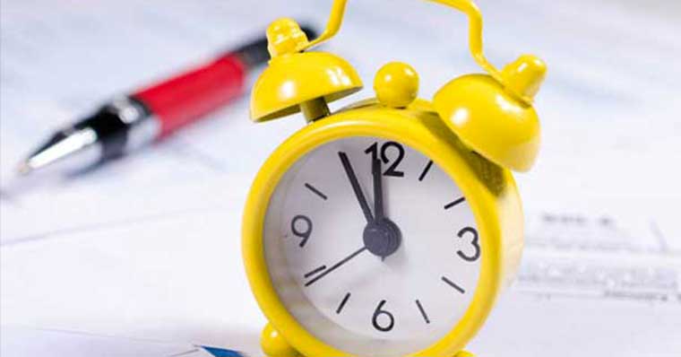 Yellow alarm clock Yellow alarm clock