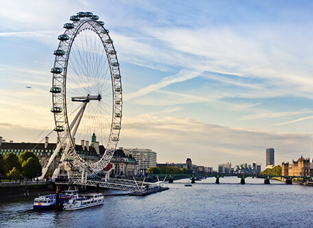 View of central London A cityscape of central London