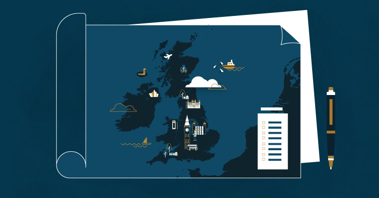 Map of the United Kingdom