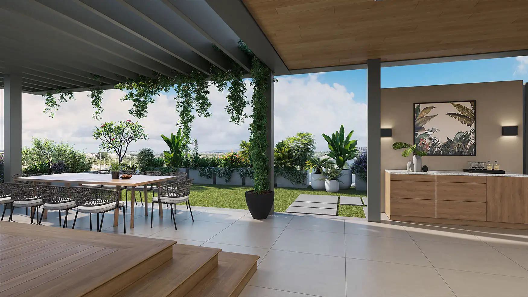Penthouse terrace